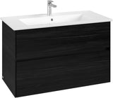 Villeroy & Boch Collaro Waschbeckenunterschrank 961 mm White Oak – 2 Auszüge, SoftClosing