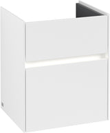 Villeroy & Boch Waschtischunterschrank Collaro C006 Glossy White 460 mm mit LED-Beleuchtung
