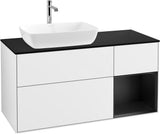 Villeroy & Boch Finion Waschtischunterschrank 1200 mm Glossy White mit Beleuchtung und SoftClosing