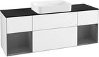 weiß / Mitteldichte Faserplatte (MDF) / G742G K 1600x603x501mm Glossy White