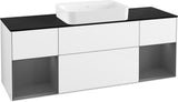 Villeroy & Boch Finion Waschbeckenunterschrank 1600 mm Glossy White Lacquer mit Beleuchtung