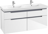 Villeroy & Boch Subway 2.0 Waschtischunterschrank A91710 Glossy White 1287 mm