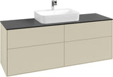 Villeroy & Boch Finion Waschbeckenunterschrank 1600 mm Glossy White Lacquer mit LED-Beleuchtung
