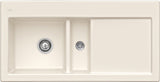 Villeroy & Boch Subway 60 flat Einbauspüle Ivory CeramicPlus 965x475mm