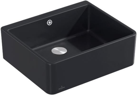 Villeroy & Boch Spülstein Einzelbecken 60 X Keramik Ebony CeramicPlus 595x500mm