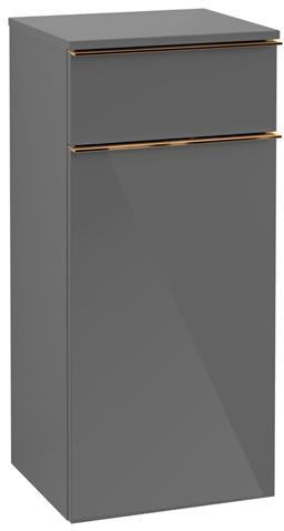 Villeroy & Boch Seitenschrank VENTICELLO 404x866x372 mm Eiche matt – wandhängend mit Soft-Close
