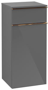 Villeroy & Boch Seitenschrank VENTICELLO 404x866x372 mm Eiche matt – wandhängend mit Soft-Close