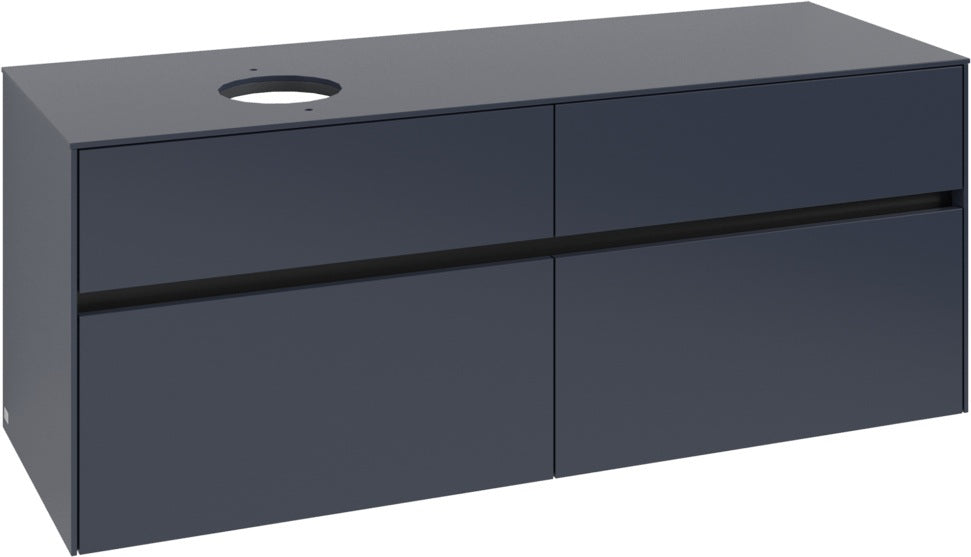 Villeroy & Boch Waschbeckenunterschrank Collaro C046 1400 mm White Oak mit 4 Auszügen