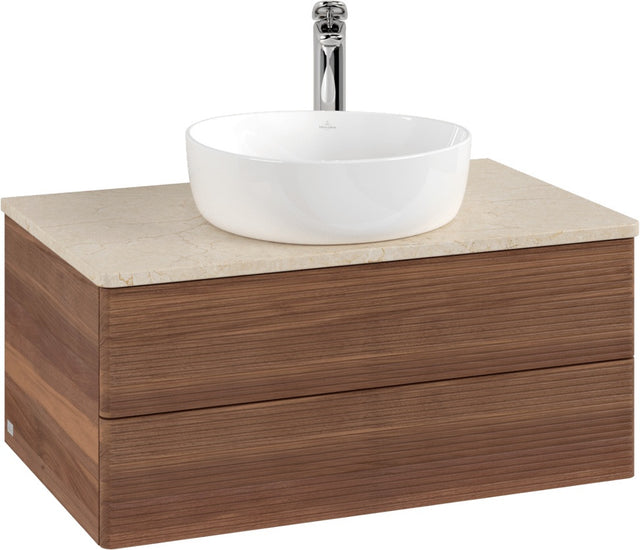 Villeroy & Boch Waschbeckenunterschrank Antao K19153 800x360x500mm Warm Walnut mit SoftClosing