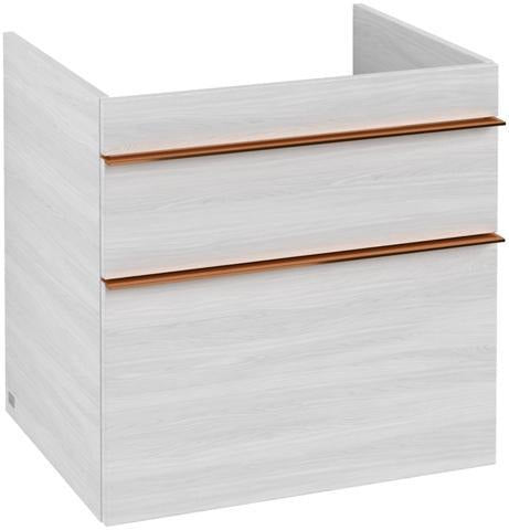 Villeroy & Boch VENTICELLO Waschtischunterschrank 603 mm Santana Oak mit 2 Auszügen und Glasabtrennungen