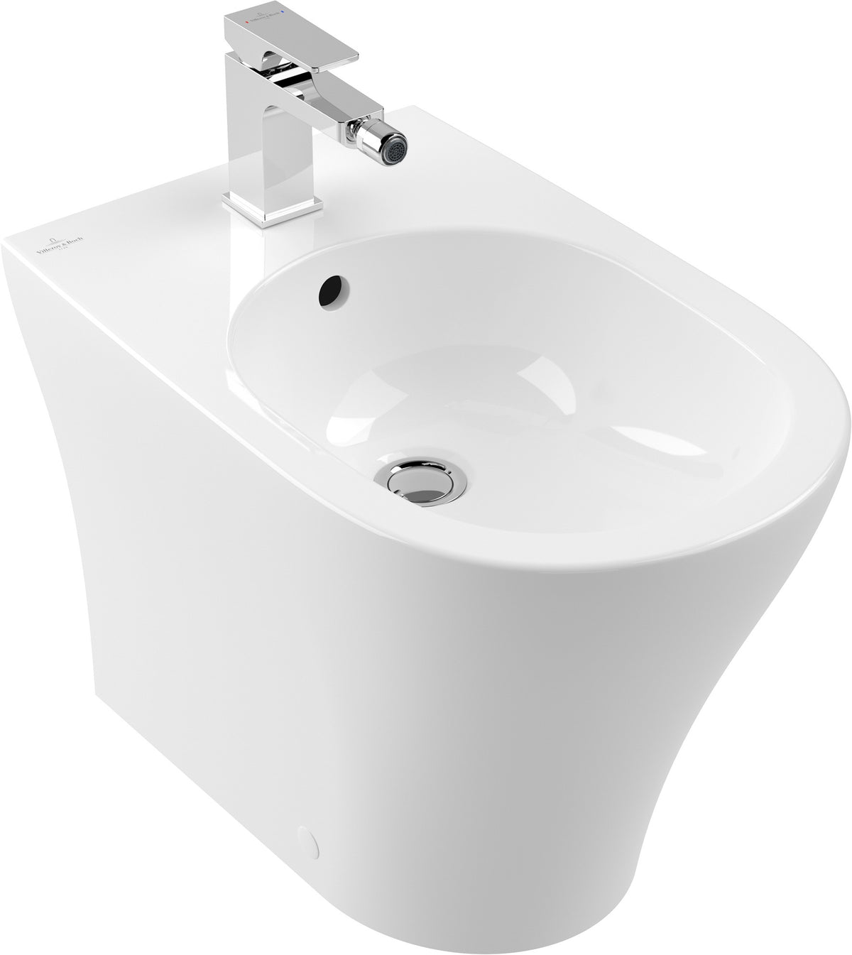 Villeroy & Boch Bidet O.novo 74330001 – Bodenstehend, 360 x 560 mm, Weiß Alpin