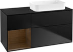 schwarz / Waschtischunterbau / G682G N