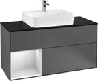 anthrazit / Mitteldichte Faserplatte (MDF) / F162M T