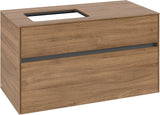 Villeroy & Boch Waschtischunterschrank Collaro Kansas Oak 1000 mm mit 2 Auszügen und SoftClosing