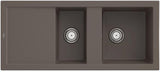 Villeroy & Boch Spüle SUBWAY 80 snow white 1160x510mm CeramicPlus Doppelbecken reversibel