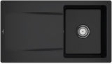 Villeroy & Boch Einbauspüle Siluet 50 900x510mm TitanCeram Ebony CeramicPlus reversibel