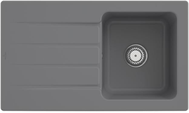 Villeroy & Boch Architectura 50 Einbauspüle 860x510mm Ebony CeramicPlus reversibel