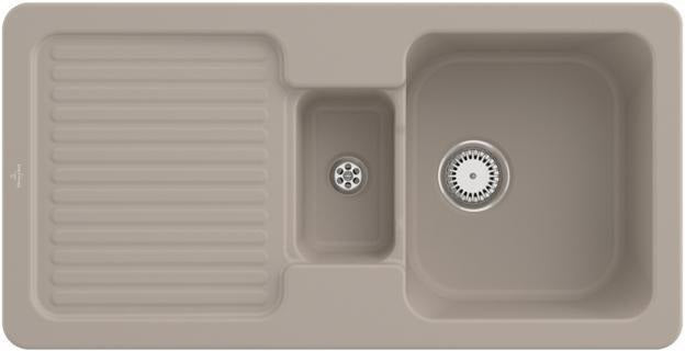 Villeroy & Boch Spüle Condor 60 Snow White 1000x510mm Keramik mit CeramicPlus und Handbetätigung