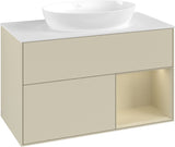 Villeroy & Boch Finion Waschtischunterschrank FA21GFGF 1000 mm Glossy White Lacquer