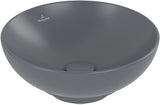 Villeroy & Boch Aufsatzwaschbecken Loop & Friends 4A4 501 Stone White CeramicPlus 380 mm