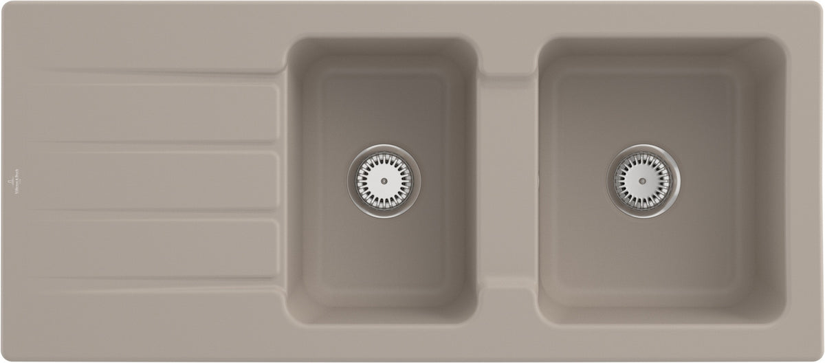 Villeroy & Boch Einbauspüle Architectura 80 338001R1 Weiß Alpin CeramicPlus 1160x510 mm