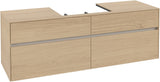 Villeroy & Boch Waschtischunterschrank Collaro C025 Nordic Oak 1600 mm mit 4 Auszügen