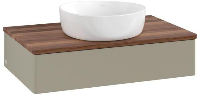 Villeroy & Boch Waschtischunterschrank Antao 800 mm Glossy White Lacquer mit LED-Beleuchtung
