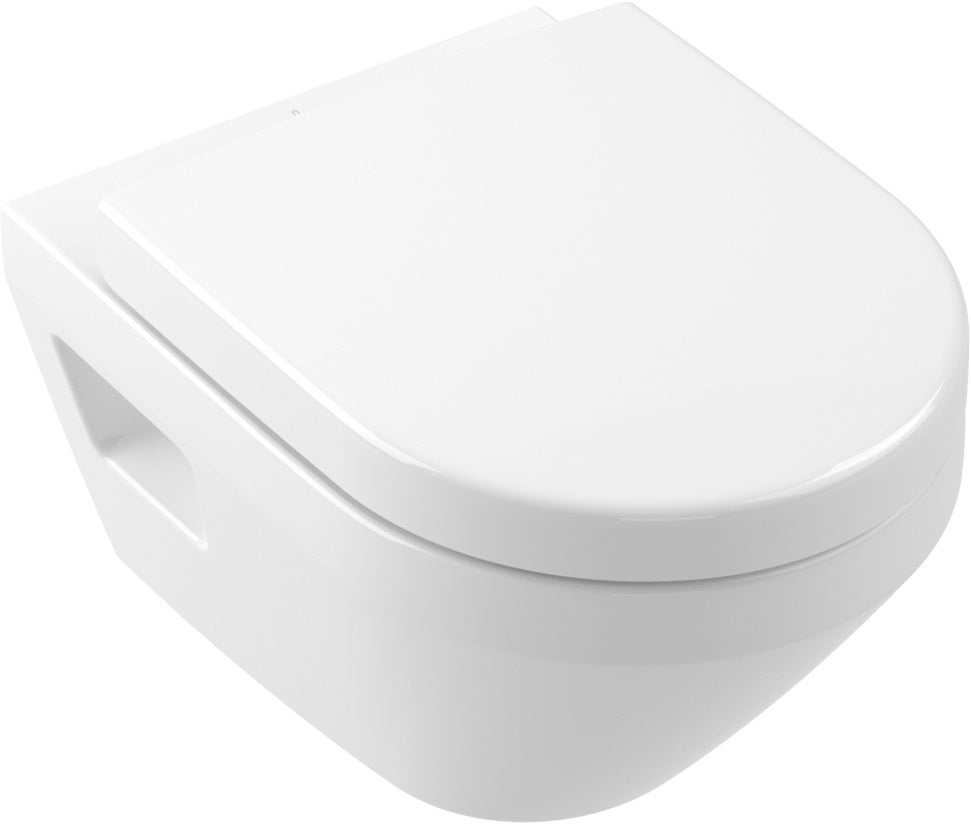 Villeroy & Boch Architectura Wand-WC Set 4687CL – Spülrandlos, TwistFlush, SoftClosing, Weiß Alpin
