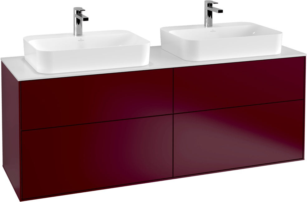 Villeroy & Boch Finion Waschtischunterschrank 1600 mm Glossy White Lacquer, 4 Auszüge