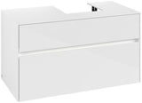 Villeroy & Boch Waschbeckenunterschrank Collaro 1000 mm Glossy White mit LED-Beleuchtung und SoftClosing