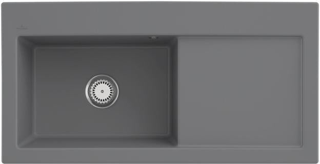 Villeroy & Boch SUBWAY 60 XL Spüle 1000x510mm Timber mit CeramicPlus, Becken links