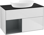 weiß / Mitteldichte Faserplatte (MDF) / FA12H G 1000x603x501mm White Matt