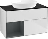 Villeroy & Boch Waschtischunterschrank Finion FA12G 1000 mm Glossy White Lacquer mit Beleuchtung