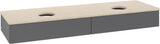 Villeroy & Boch Waschtischunterschrank Antao L17013 1600 mm Anthrazit Matt mit Beleuchtung