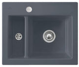Villeroy & Boch Einbauspüle Subway 60 XM Keramik Ebony CeramicPlus 620x510mm