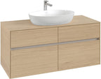 CHIC Set 120 cm mit Lichtspiegel Glossy White
