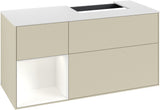 Villeroy & Boch Finion Waschbeckenunterschrank 1200 mm Glossy White Lacquer mit Beleuchtung