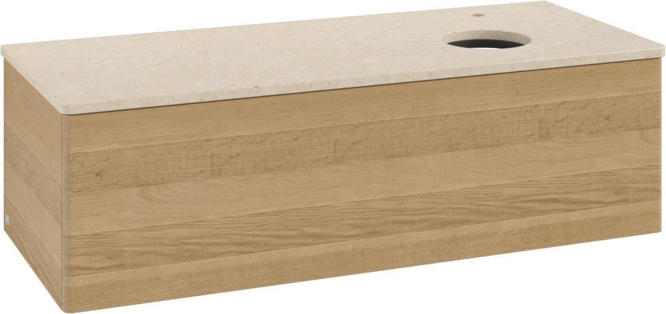 Villeroy & Boch Waschtischunterschrank Antao K34053 1200 mm Warm Walnut mit Hahn