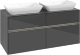 Villeroy & Boch Waschtischunterschrank Collaro C115 B0 1200 mm Glossy White mit Beleuchtung und SoftClosing