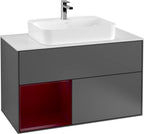 anthrazit / Mitteldichte Faserplatte (MDF) / G361H B