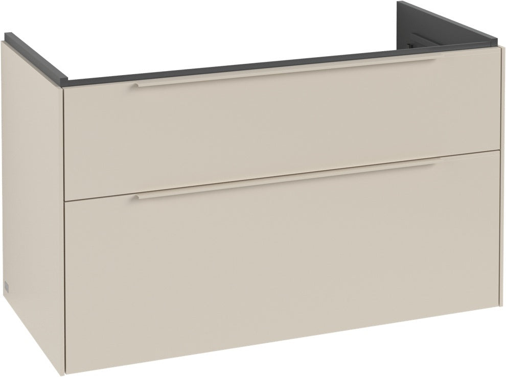 Villeroy & Boch Subway 3.0 Waschtischunterschrank C570L0 Brilliant White mit LED-Beleuchtung und SoftClosing