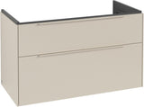 Villeroy & Boch Subway 3.0 Waschtischunterschrank C570L0 Brilliant White mit LED-Beleuchtung und SoftClosing