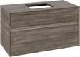 Villeroy & Boch Waschtischunterschrank Collaro C125 B0 1000 mm Stone Oak mit Beleuchtung und SoftClosing