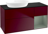 Villeroy & Boch Finion Waschtischunterschrank 1200 mm Glossy White Lacquer mit LED-Beleuchtung