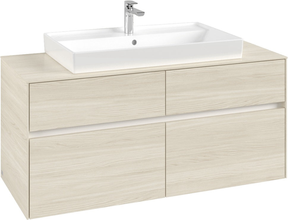 Villeroy & Boch Waschtischunterschrank Collaro C087 1200 mm White Oak mit SoftClosing