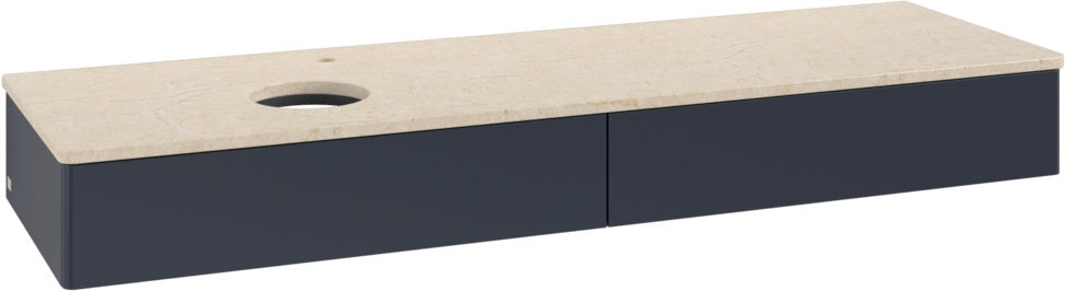Villeroy & Boch Antao Waschtischunterschrank 1600 mm Anthracite Matt Lacquer mit Hahnlochbohrung