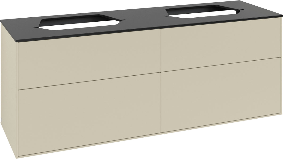 Villeroy & Boch Finion Waschtischunterschrank 1600 mm Glossy White Lacquer, 4 Auszüge