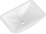 Villeroy & Boch Loop & Friends Unterbauwaschbecken 450x280mm Weiß Alpin CeramicPlus