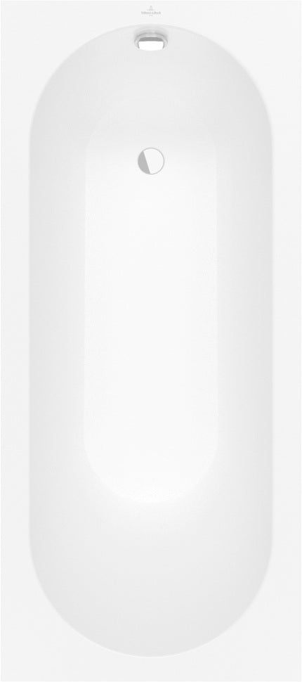 Villeroy & Boch Rechteck-Badewanne Oberon UBQ160OBE2V 1600x750mm Weiß Alpin Quaryl