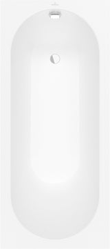 Villeroy & Boch Rechteck-Badewanne Oberon UBQ160OBE2V 1600x750mm Weiß Alpin Quaryl